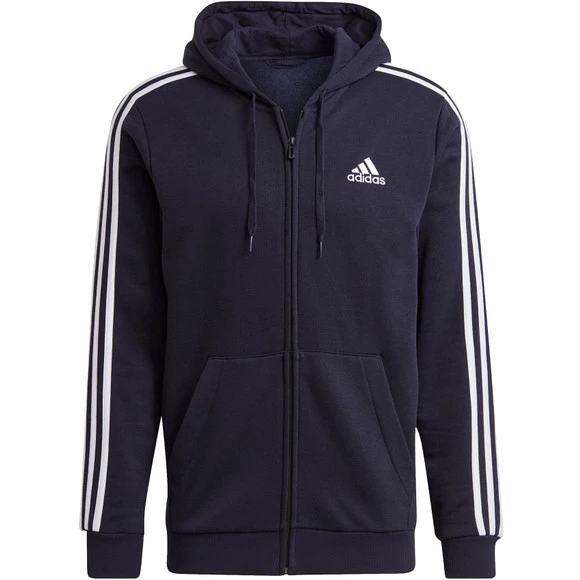 Adidas Essentials Fleece FZ Jacke Herren Navy