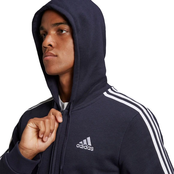 Adidas Essentials Fleece FZ Jacke Herren Navy – Bild 5
