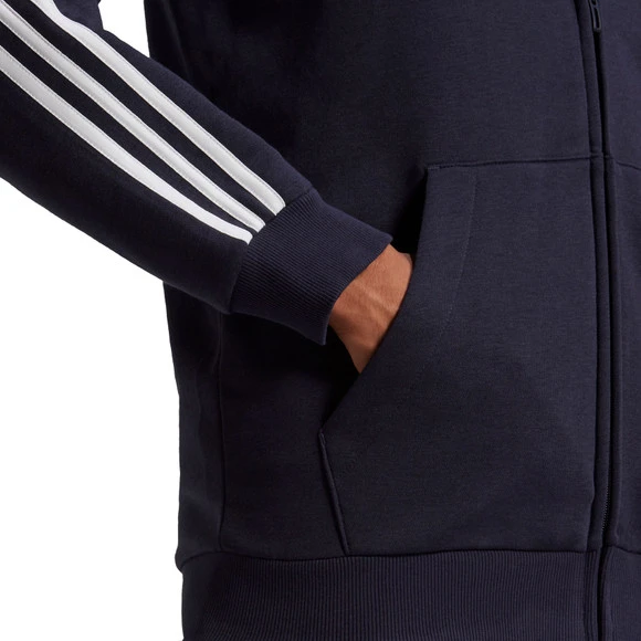 Adidas Essentials Fleece FZ Jacke Herren Navy – Bild 7