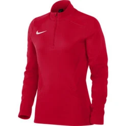 Nike Training 1/4 Zip Damen Rot